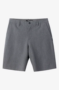 Best Sellers|New Arrivals^O'Neill Reserve Heather 21" Hybrid Shorts heather grey