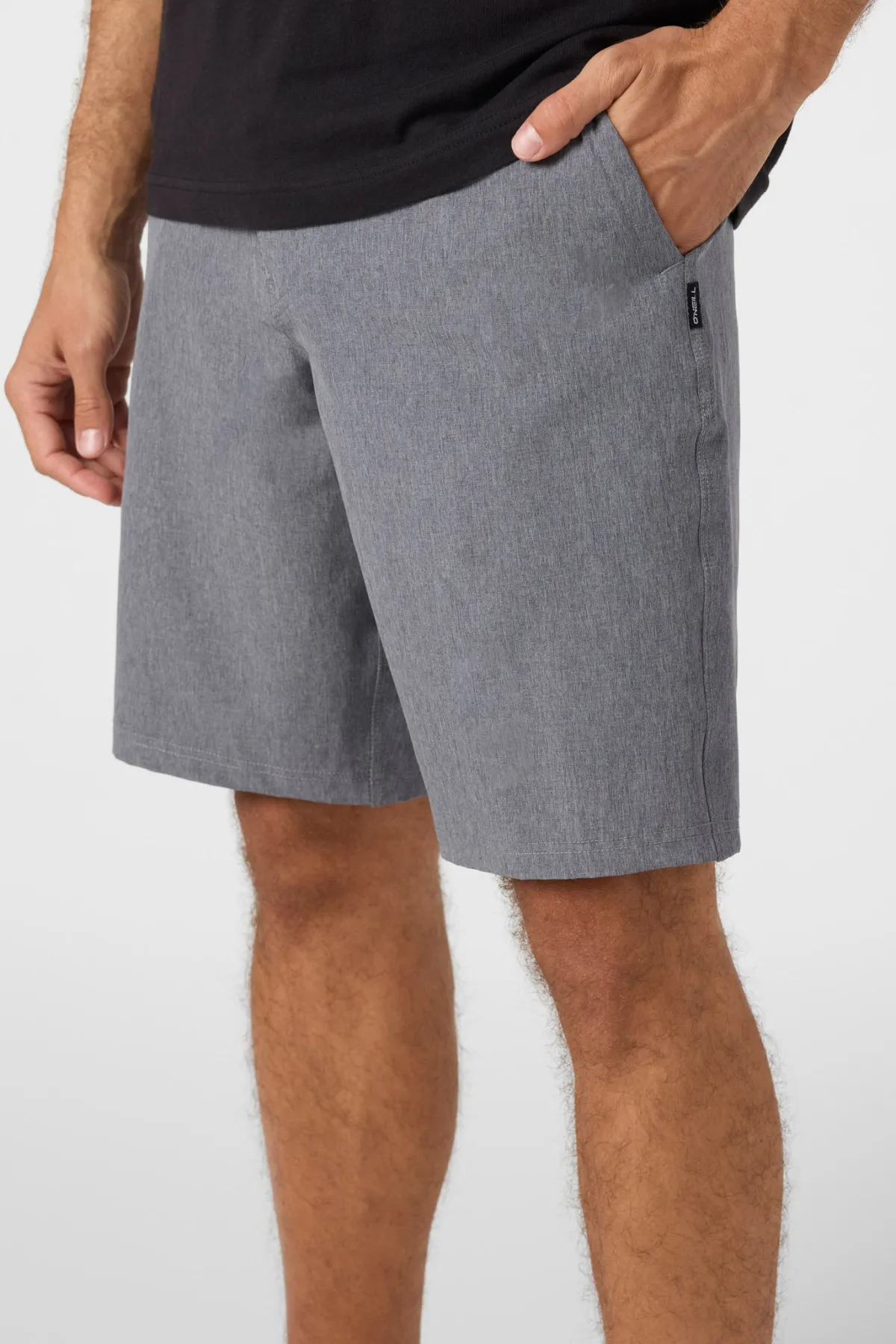 Best Sellers|New Arrivals^O'Neill Reserve Heather 21" Hybrid Shorts heather grey