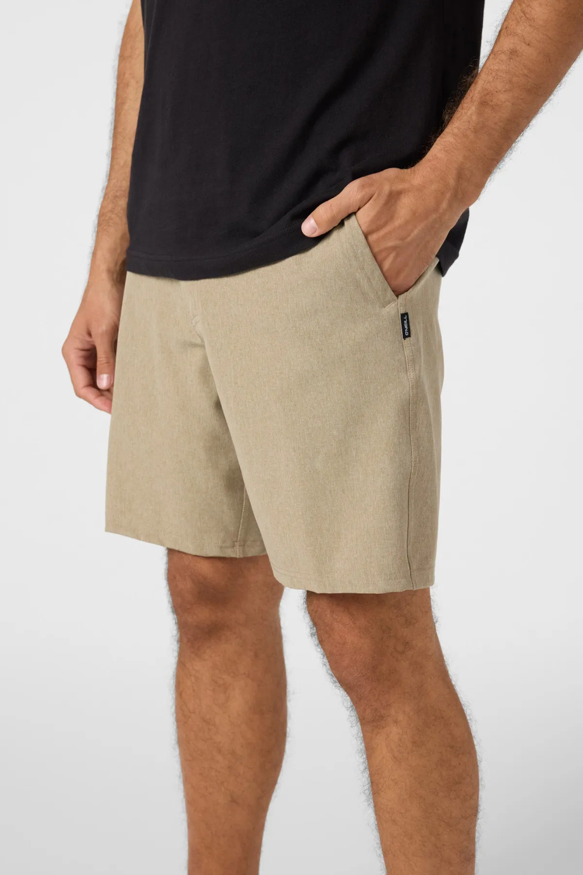Best Sellers|New Arrivals^O'Neill Reserve Heather 19" Hybrid Shorts hthr khaki