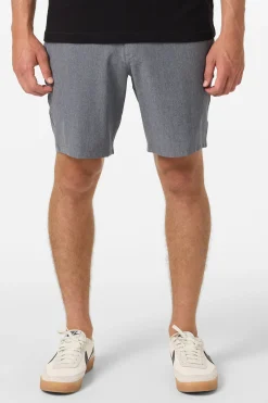 New Arrivals^O'Neill Reserve Heather 19" Hybrid Shorts heather grey