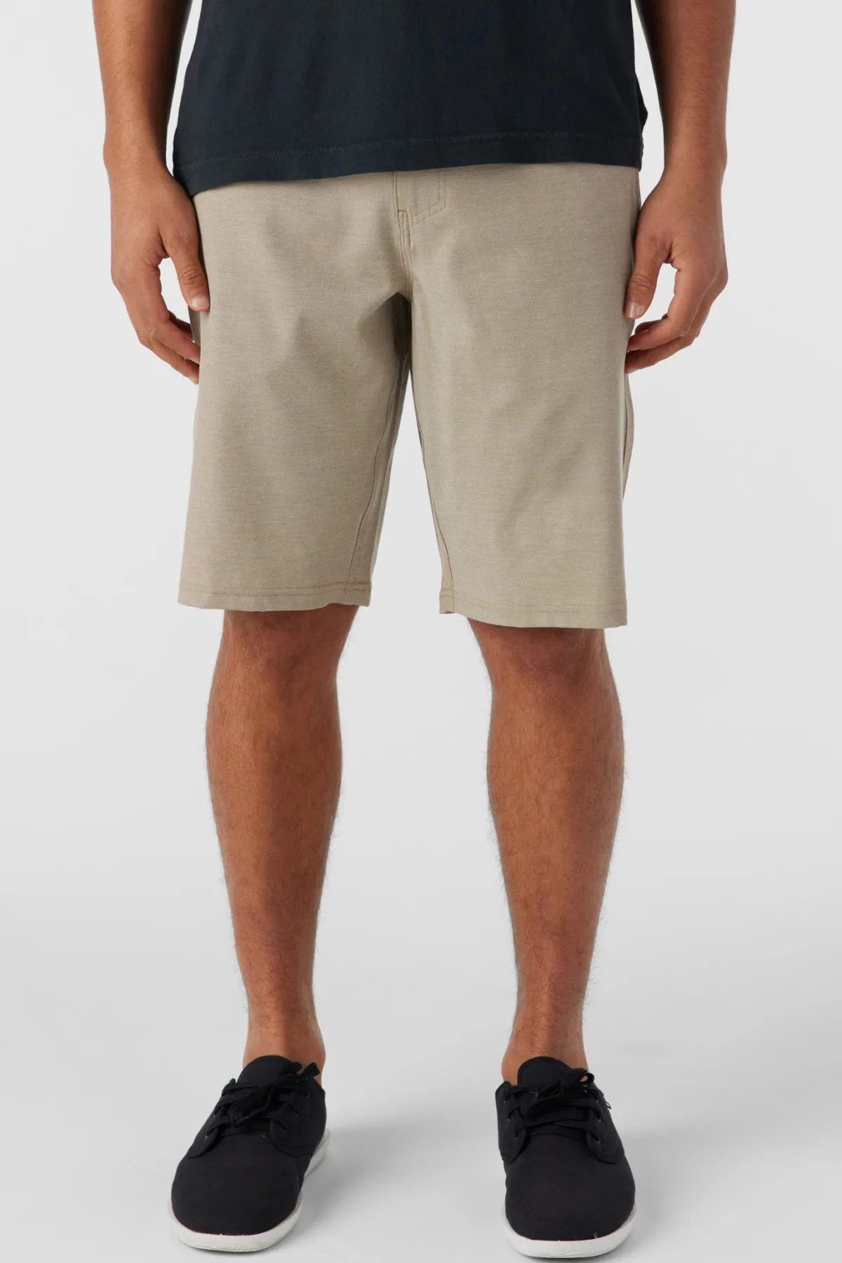 Shorts^O'Neill Reserve Light Check 21" Hybrid Shorts - | dark khaki