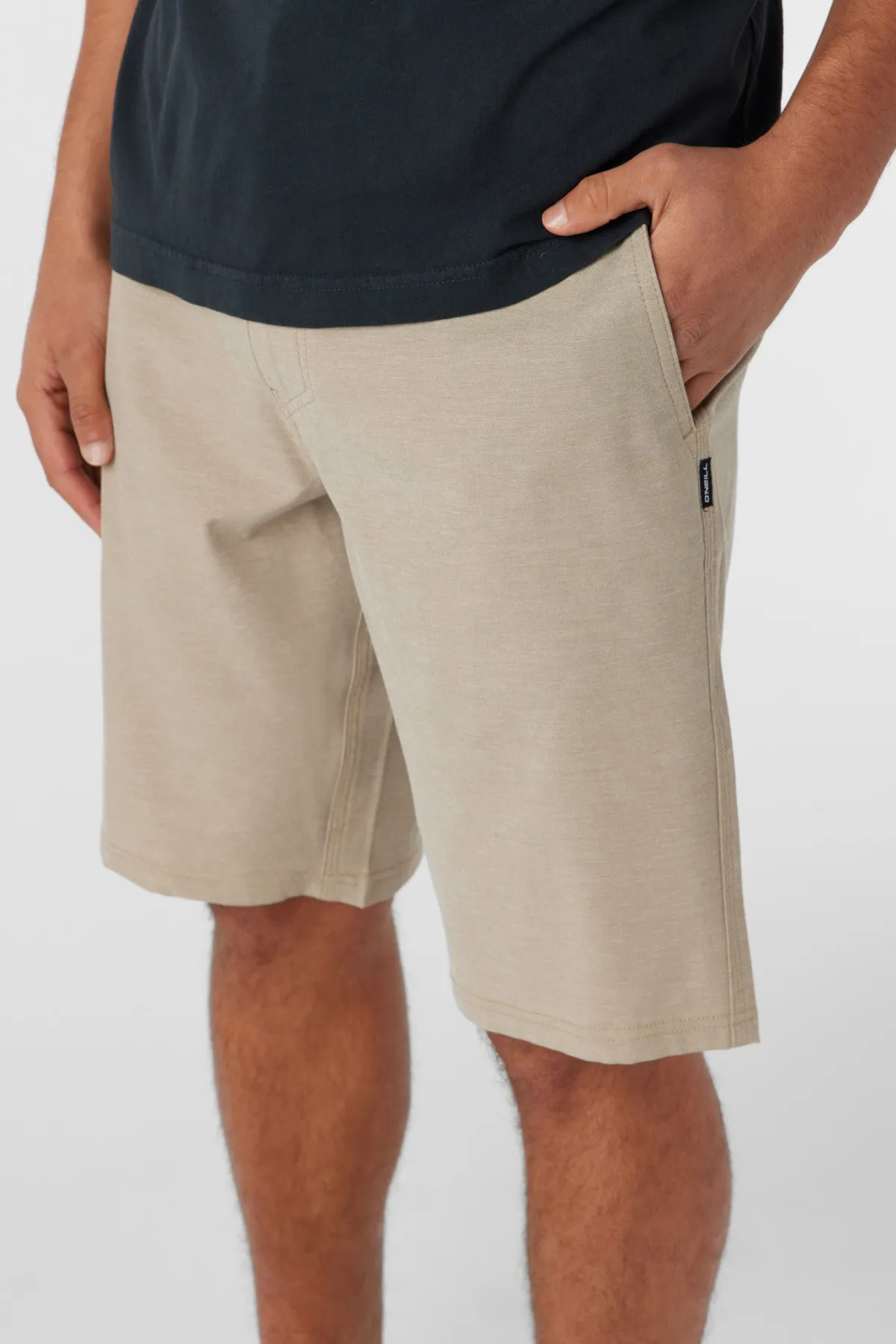 Shorts^O'Neill Reserve Light Check 21" Hybrid Shorts - | dark khaki
