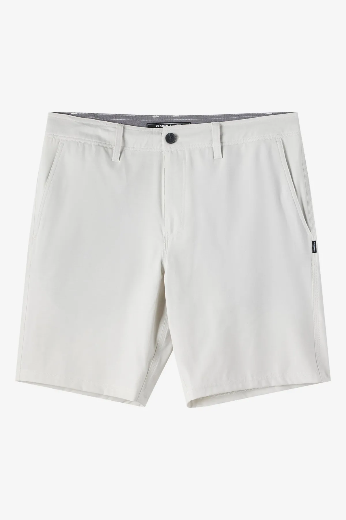 Shorts^O'Neill Reserve Light Check 19" Hybrid Shorts - | fog