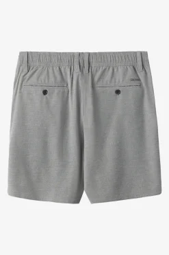 Shorts^O'Neill Reserve Light Check Scallop Elastic Waist 18