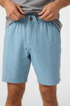 Shorts^O'Neill Reserve Light Check Scallop Elastic Waist 18