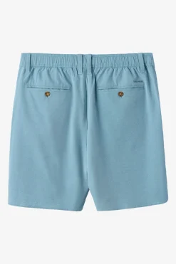 Shorts^O'Neill Reserve Light Check Scallop Elastic Waist 18