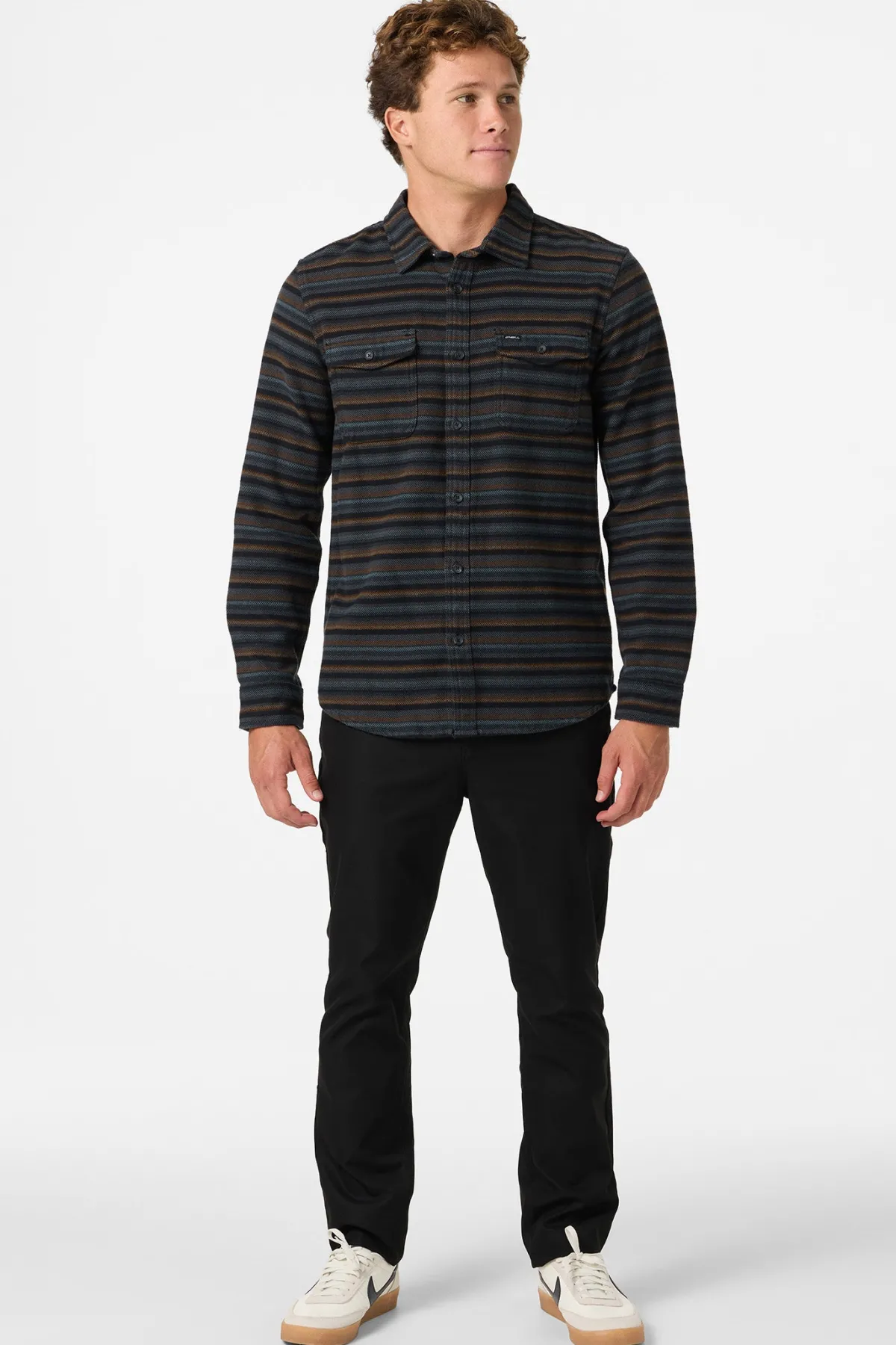 Shirts & Flannels^O'Neill Richmond Flannel Ls Shirt Standard Fit Long Sleeve Shirt - | graphite