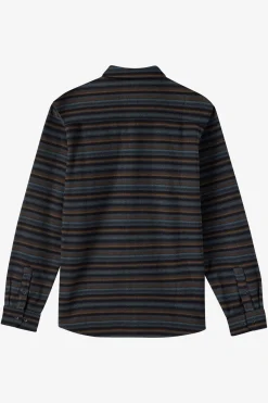 Shirts & Flannels^O'Neill Richmond Flannel Ls Shirt Standard Fit Long Sleeve Shirt - | graphite