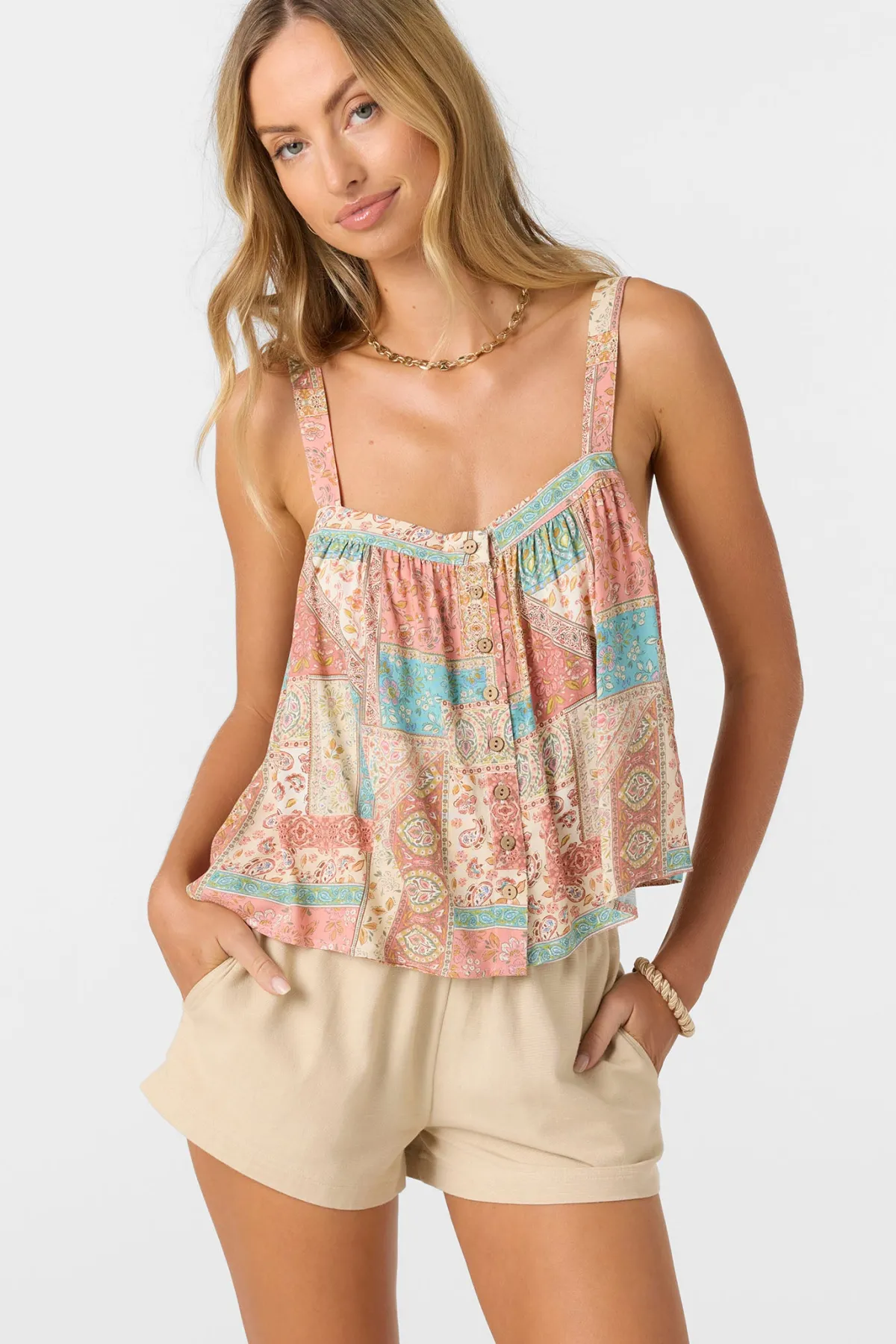 Tops^O'Neill Roslyn Sleeveless Top - | multi clr