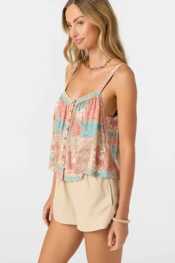 Tops^O'Neill Roslyn Sleeveless Top - | multi clr