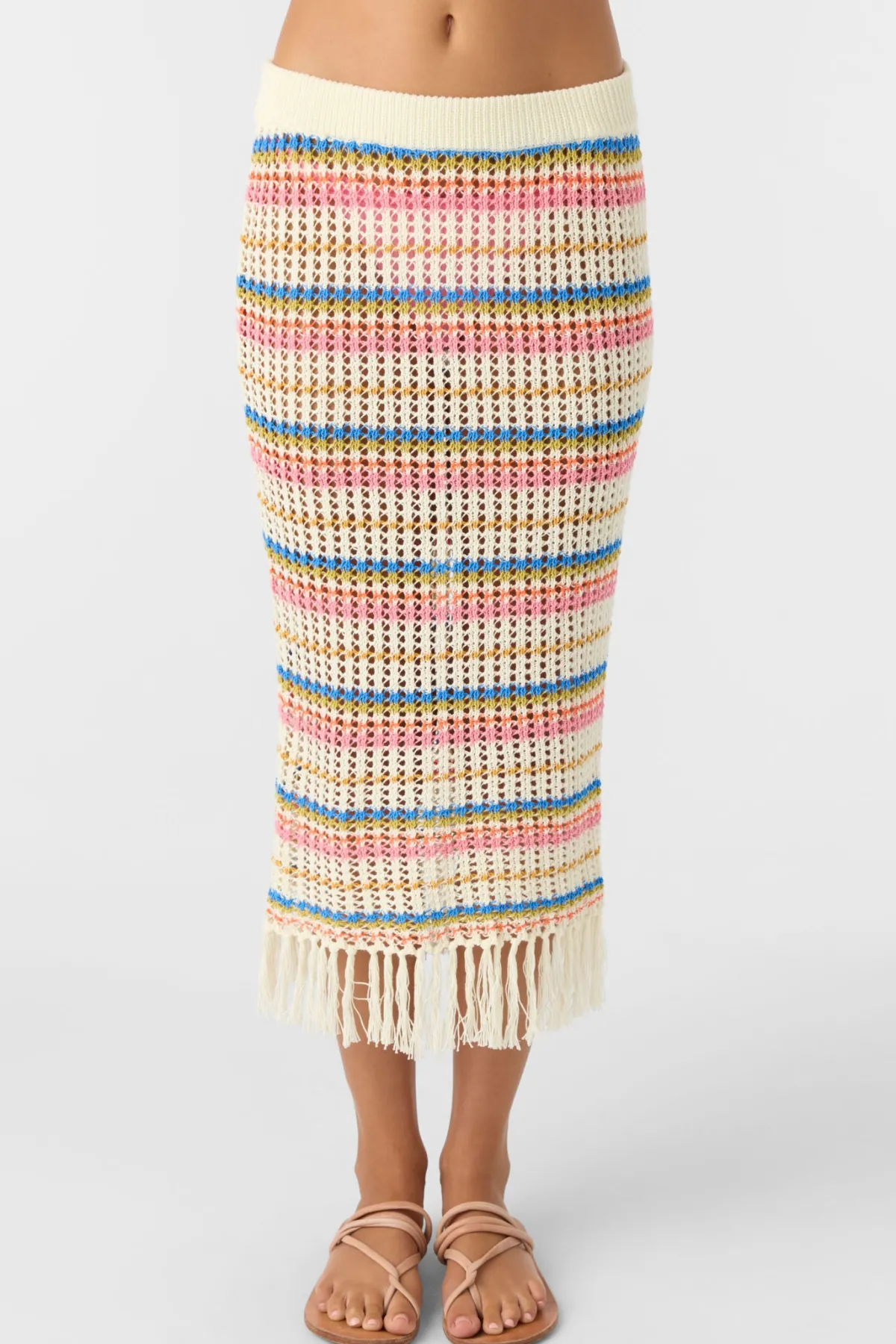 Swim Cover-Ups^O'Neill Ryan Stripe Skirt - | vanilla
