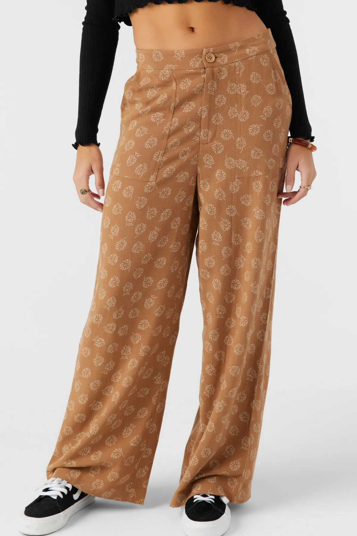 Bottoms^O'Neill Rylan Velley Floral Beach Pants - | tobacc brw