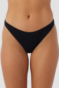 Bikini Bottoms^O'Neill Saltwater Solids Flamenco Cheeky Bottoms - Black |