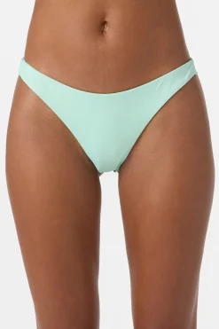 Bikini Bottoms^O'Neill Saltwater Solids Hermosa Skimpy Bottoms - | opal