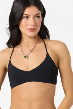 Bikini Tops^O'Neill Saltwater Solids Huntington Bralette Top - | black