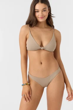 Bikini Tops^O'Neill Saltwater Solids Pismo Tall Tri Bralette Top dune