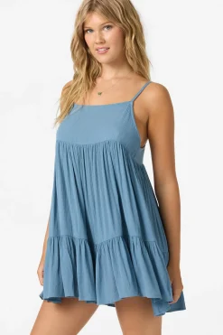 Saltwater Solids Swim|Swim Cover-Ups^O'Neill Saltwater Solids Rilee Dress - | provincial blue