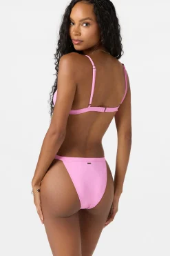 Bikini Tops^O'Neill Saltwater Solids Seaside Triangle Top - | begonia