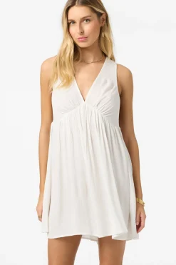 New Arrivals|Saltwater Solids Swim^O'Neill Saltwater Solids Teddy Mini Cover-Up Dress vanilla