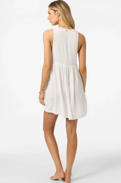 New Arrivals|Saltwater Solids Swim^O'Neill Saltwater Solids Teddy Mini Cover-Up Dress vanilla