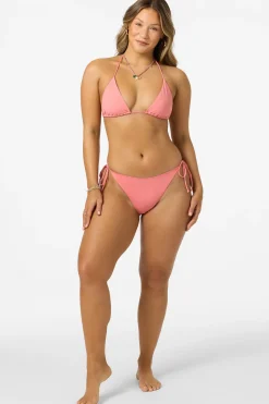 Bikini Tops^O'Neill Saltwater Solids Venice Triangle Top - | shell pink