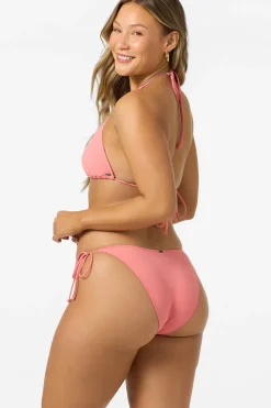 Swim New Arrivals|New Arrivals^O'Neill Saltwater Solids Venice Triangle Top shell pink