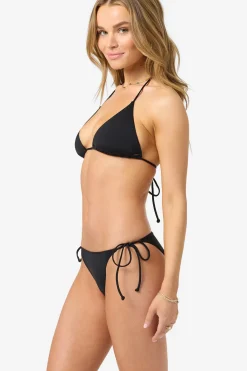 Swim New Arrivals|Best Sellers^O'Neill Saltwater Solids Venice Triangle Top black