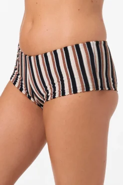 Bikini Bottoms^O'Neill Sand Dollar Stripe Surfs Up Full Bottoms - | black