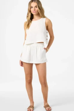 Bottoms^O'Neill Sanders Beach Shorts - | white