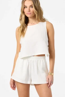 Bottoms^O'Neill Sanders Beach Shorts - | white