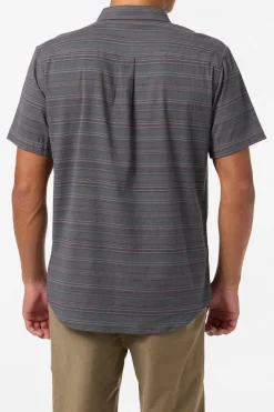 Shirts & Flannels^O'Neill Seafaring Stripe Stretch Standard Fit Shirt - | graphite