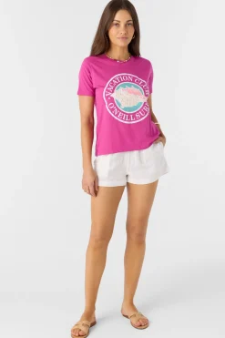 Graphic Tees & Tanks^O'Neill Seashell Shore Tee - | fuchsia