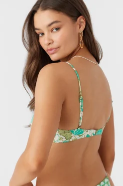 Bikini Tops^O'Neill Shell Abstract Malibu Bralette Top - | multi clr