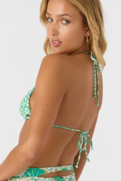 Bikini Tops^O'Neill Shell Abstract Venice Revo Triangle Top - | multi clr