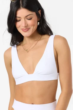 Bikini Tops^O'Neill Shorebreak Rib Cancun Bralette Top - | white