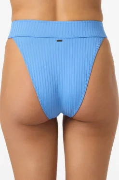 Bikini Bottoms^O'Neill Shorebreak Rib Santa Barbara High Rise Cheeky Bottoms - | azurine