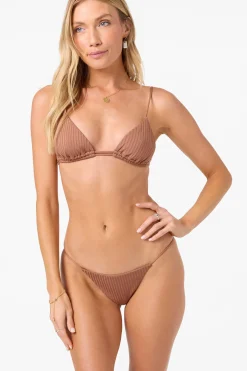 Swim New Arrivals|New Arrivals^O'Neill Shorebreak Rib Tanning Triangle Top carob brown