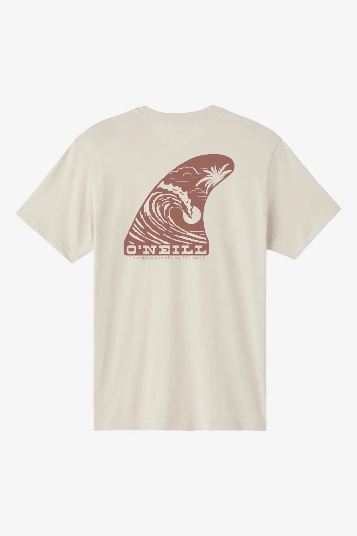 Tees & Tanks^O'Neill Skeg Standard Fit Tee - | lt khaki