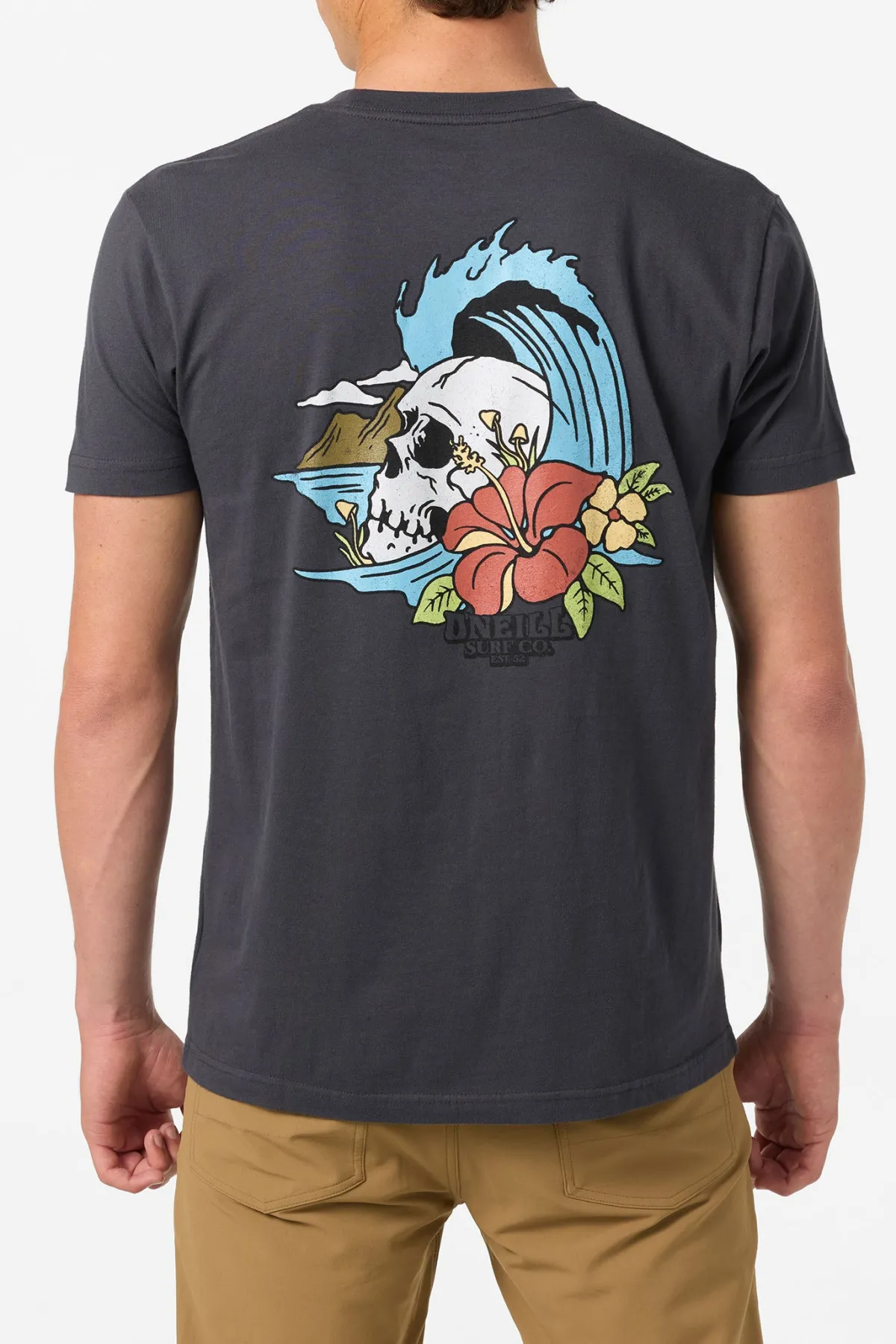 Tees & Tanks^O'Neill Skull Island Standard Fit Tee - | phantom