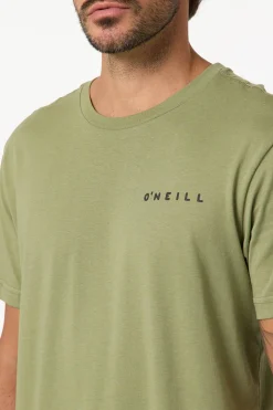 New Arrivals|Tees & Tanks^O'Neill Skulliosis Classic Tee Standard Fit Tee - | oil green