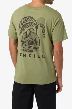 New Arrivals|Tees & Tanks^O'Neill Skulliosis Classic Tee Standard Fit Tee - | oil green