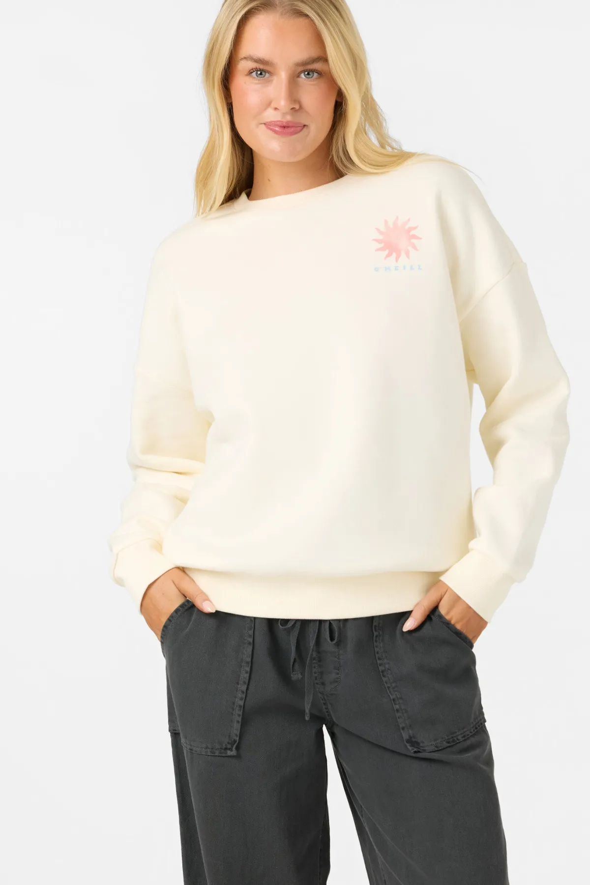 Sweaters, Hoodies & Fleece^O'Neill Solis Crew Crew Neck Fleece - | winter white