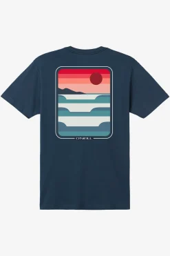 Tees & Tanks^O'Neill Stacked Standard Fit Tee - | new navy