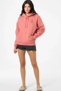 New Arrivals^O'Neill Stamp Relaxed Hoodie canyon rose