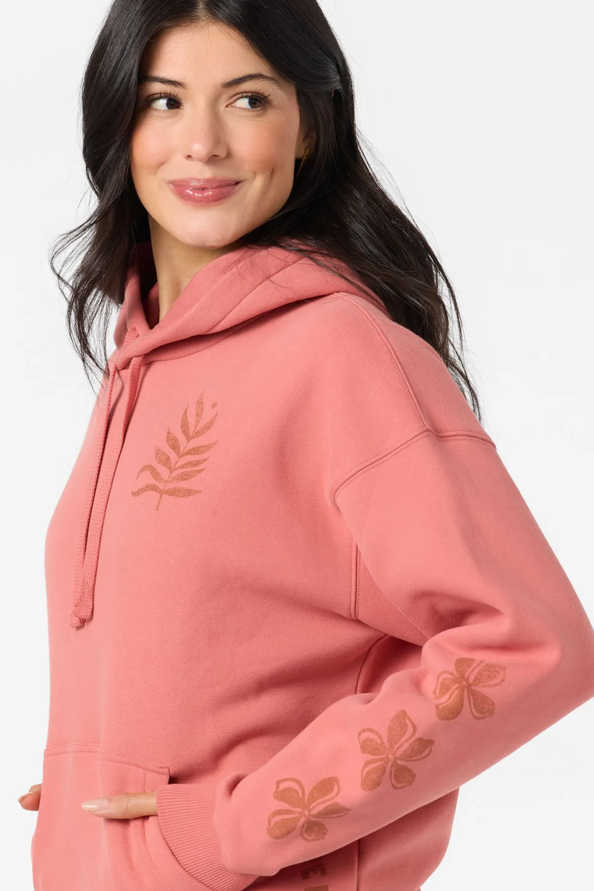 New Arrivals^O'Neill Stamp Relaxed Hoodie canyon rose