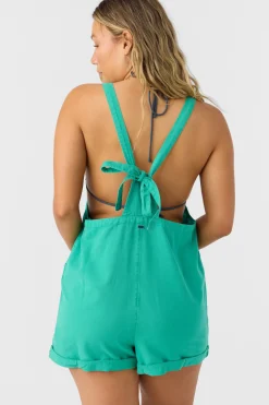 Jumpsuits & Rompers^O'Neill Summerlin Romper - | peacock green