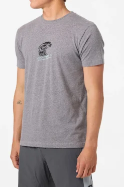 Tees & Tanks^O'Neill Team Spike Standard Fit Tee - | heather grey