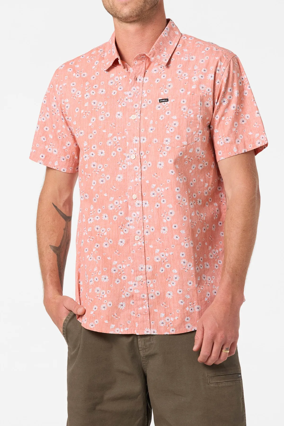 New Arrivals|Shirts & Flannels^O'Neill Terrace Standard Fit Shirt langoustino