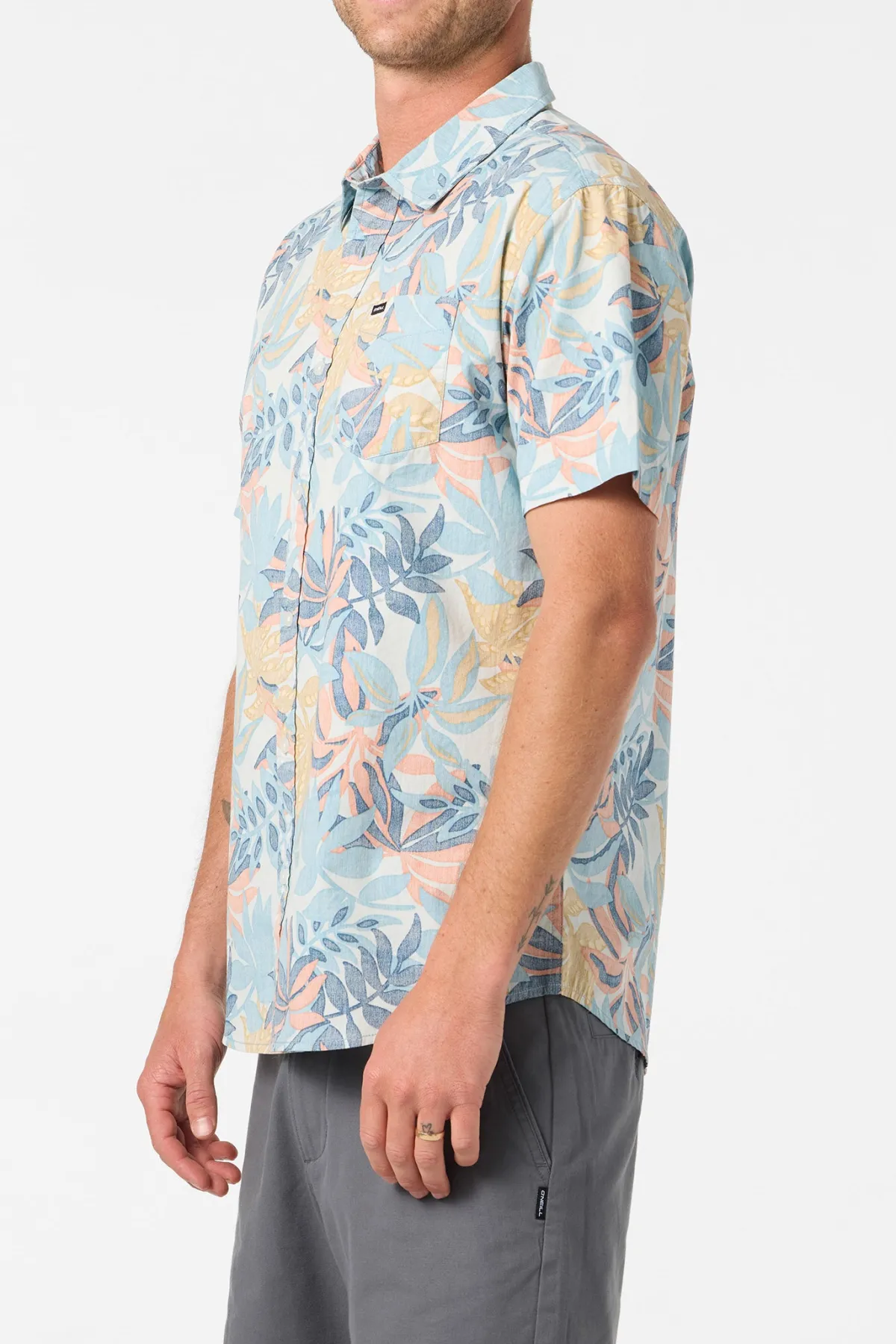Shirts & Flannels^O'Neill Terrace Standard Woven Shirt Standard Fit Shirt - | baby blue