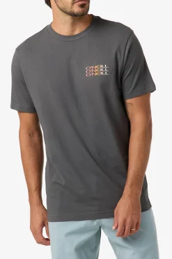 New Arrivals|Tees & Tanks^O'Neill Triple Stack Classic Tee Standard Fit Tee - | dark shadow